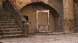 San Gimignano Courtyard